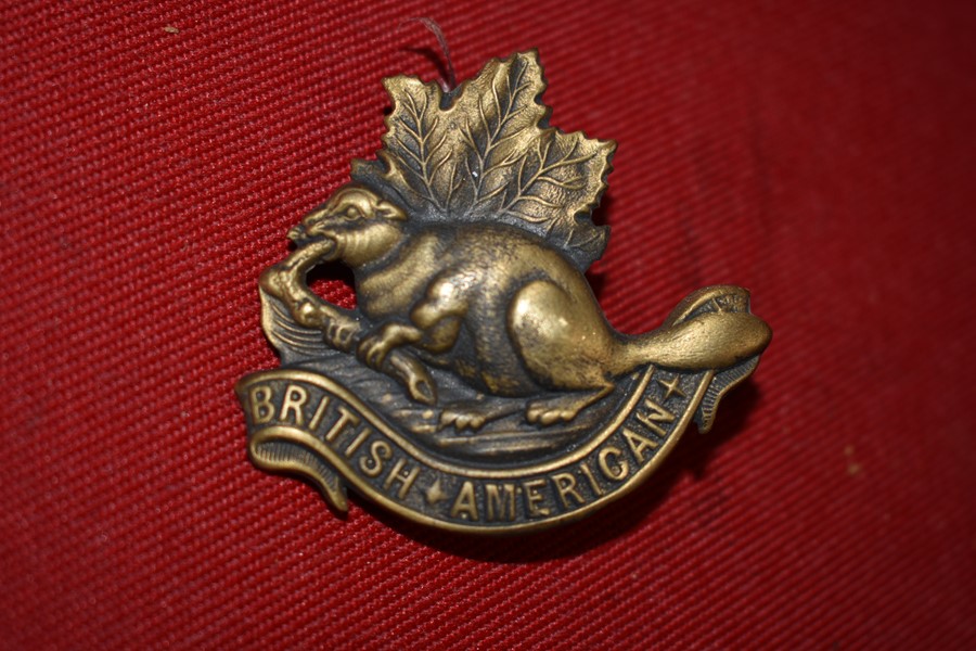 KINGS COLONIAL SQUADRON HAT BADGE BRITISH AMERICAN-SOLD
